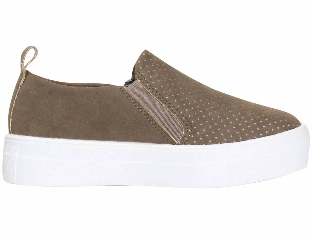 NEW MIA little girl's andraya slip-on sneakers in brown